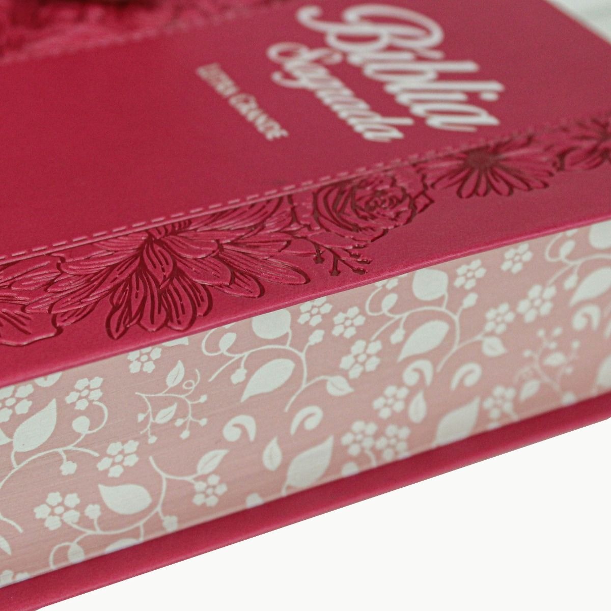 Bíblia Sagrada | NAA | Letra Grande | Capa Pink Luxo