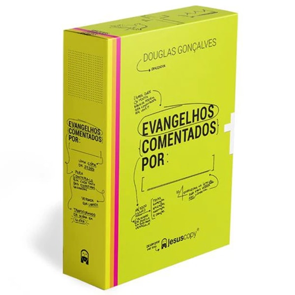 Box os evangelhos comentados por:______. JesusCopy (Livro)