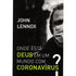 Livro "Onde está Deus em um mundo com coronavírus?" de John Lennox, capa preta com foto de homem de máscara e título em branco/verde. — Plenitude