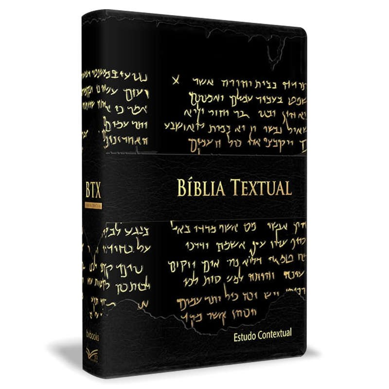 Bíblia de Estudo Textual | Letra Gigante | Capa Preta Luxo