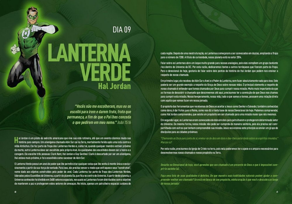 Devocional 40 Dias com a Liga da Justiça