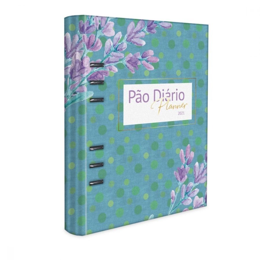 Pão Diário Planner 2021 | Capa Azul Fichário