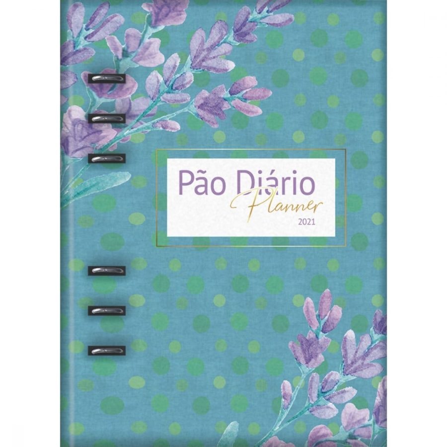 Pão Diário Planner 2021 | Capa Azul Fichário