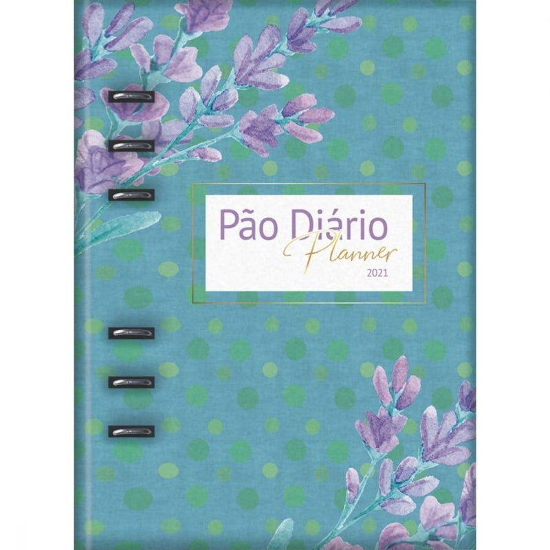 Pão Diário Planner 2021 | Capa Azul Fichário