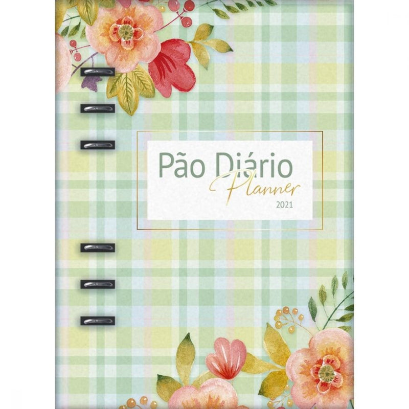 Pao Diário Planner 2021 | Capa Verde Fichário