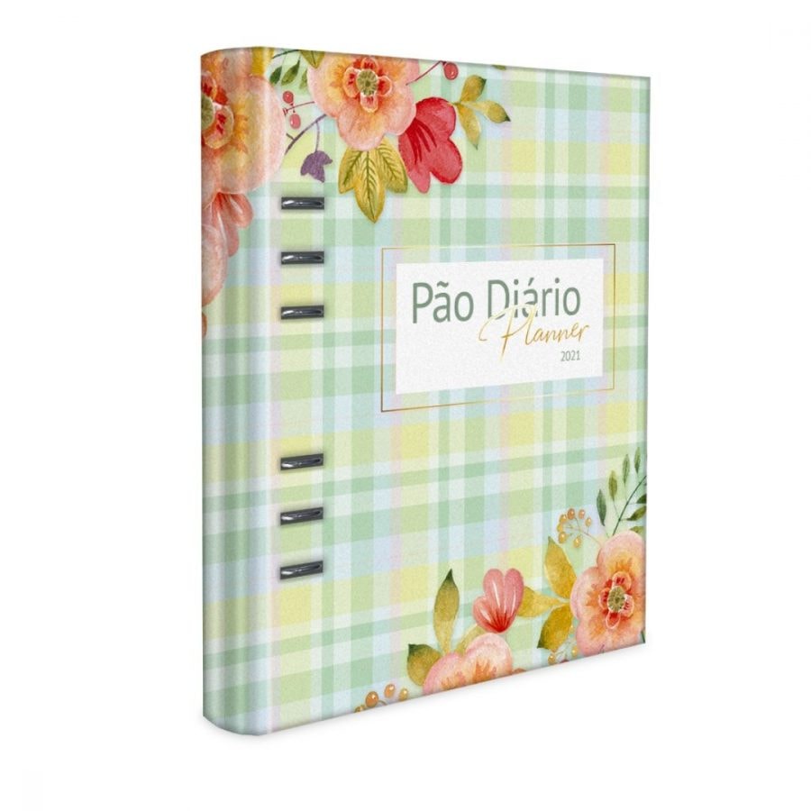 Pao Diário Planner 2021 | Capa Verde Fichário