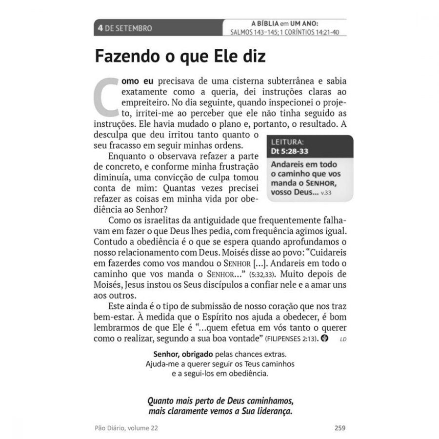 Devocional Pão Diário vol 24 | Capa família
