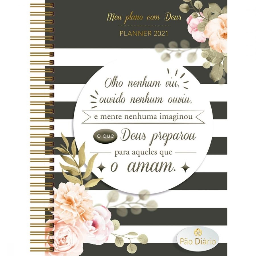 Meu plano com Deus | Planner 2021 |  O que Deus preparou