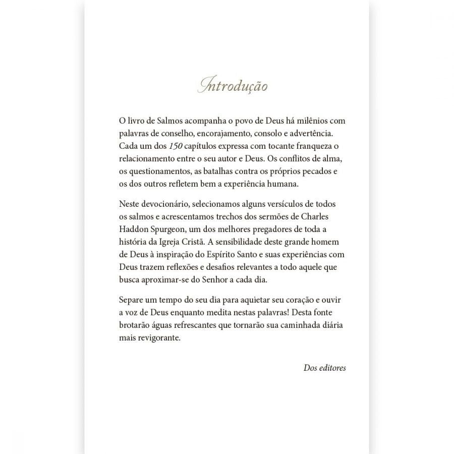 Lendo os Salmos com Charles H. Spurgeon