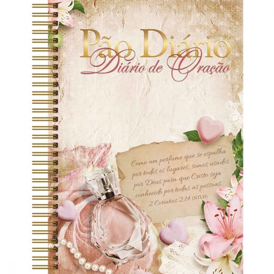 Devocional Diário de Oração Perfume | Capa Dura Espiral