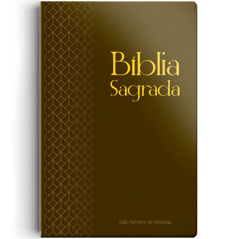 Bíblia Sagrada | Letra Grande | ARC | C/ Mapas Semi Luxo Marrom