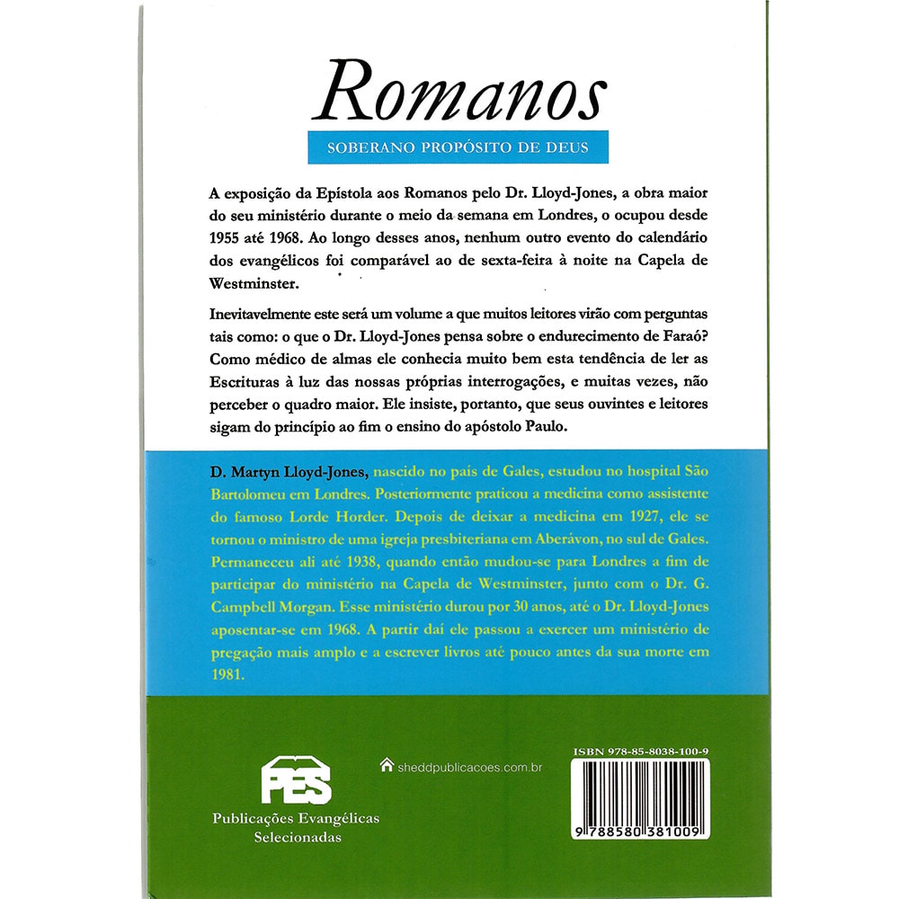 Romanos | Vol. 9 | O Soberano Propósito de Deus | D. Martyn Lloyd-Jones