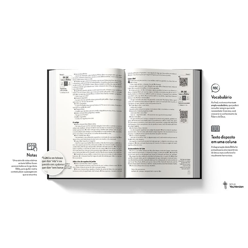 Bíblia Rosa de Saron YouVersion | NTLH | Letra Normal | Capa Soft-Touch