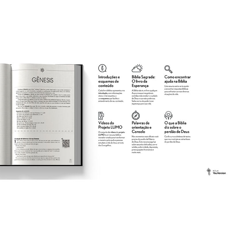 Bíblia Rosa de Saron YouVersion | NTLH | Letra Normal | Capa Soft-Touch