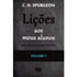 Capa do livro Lições aos meus Alunos Volume 1 de C. H. Spurgeon, com fundo preto que simula um quadro-negro. — Plenitude