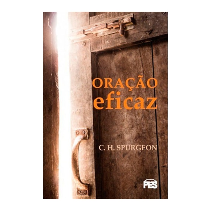 Livro Oração Eficaz (Nova Edição) de C. H. Spurgeon. Capa marrom com porta de madeira. — Plenitude