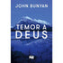 Livro "Temor a Deus" de John Bunyan, capa azul com montanhas e lago. — Plenitude