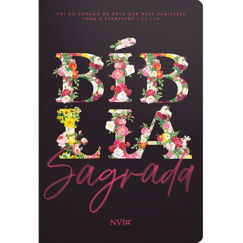 Bíblia Floral Primavera | NVI | Letra Normal | Capa Flexível