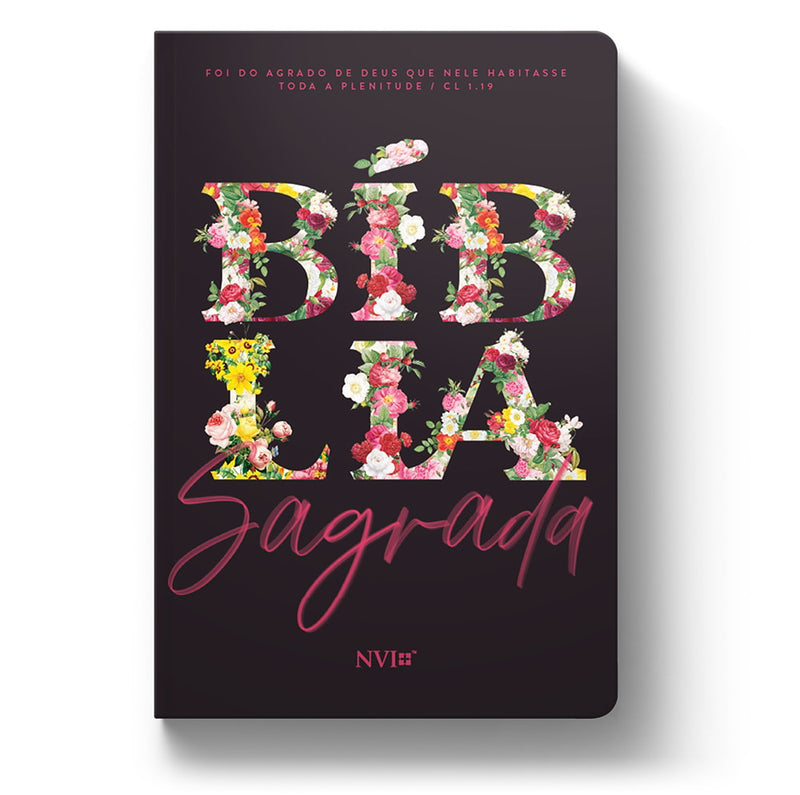 Bíblia Floral Primavera | NVI | Letra Normal | Capa Flexível