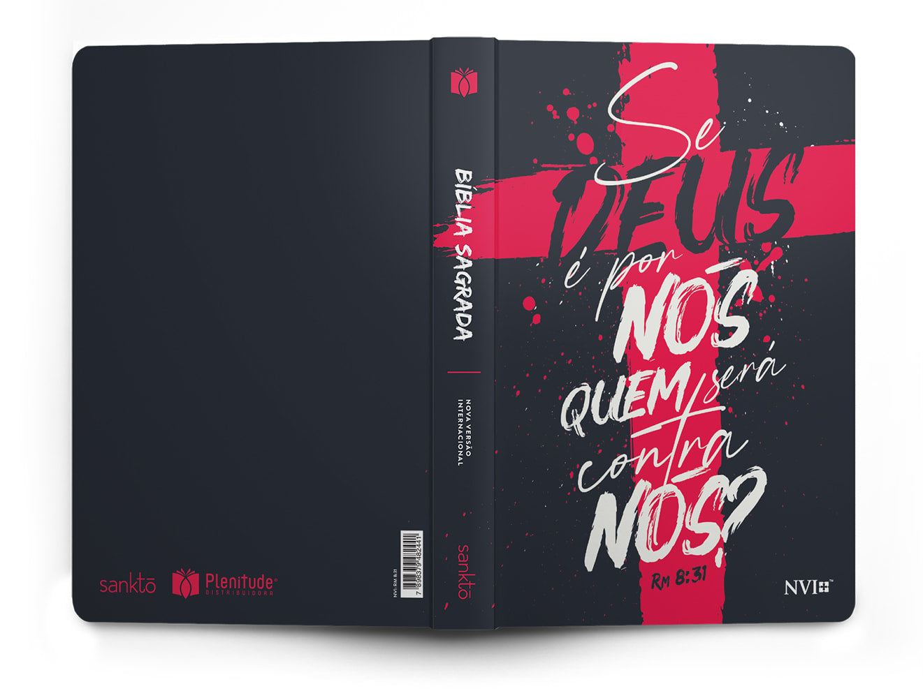 Bíblia Se Deus é por nós Rm 8:31 | NVI | Letra Normal | Capa Flexível