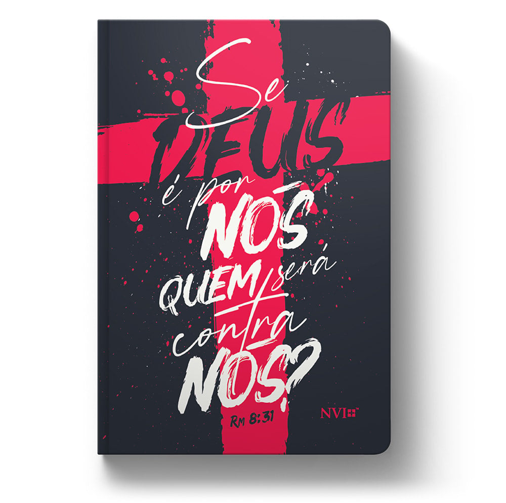 Bíblia Se Deus é por nós Rm 8:31 | NVI | Letra Normal | Capa Flexível