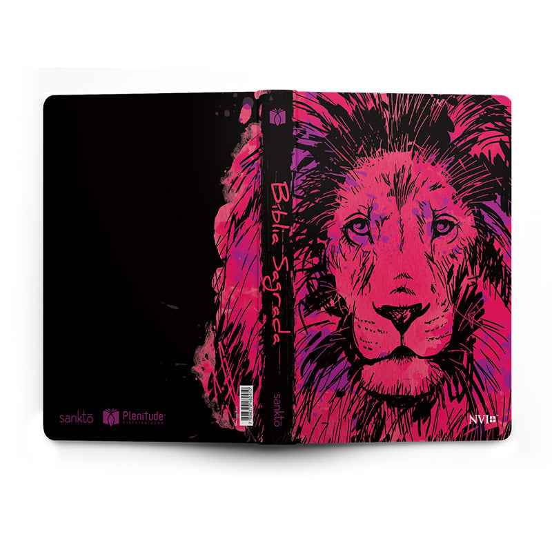 Bíblia Leão Roxo | NVI | Letra Normal | Capa Flexível