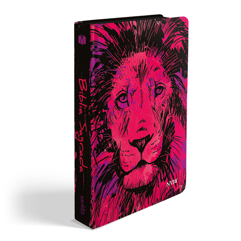 Bíblia Leão Roxo | NVI | Letra Normal | Capa Flexível