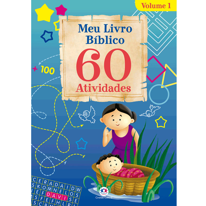 Meu livro bíblico 60 atividades - Vol.1 | Ciranda Cultural