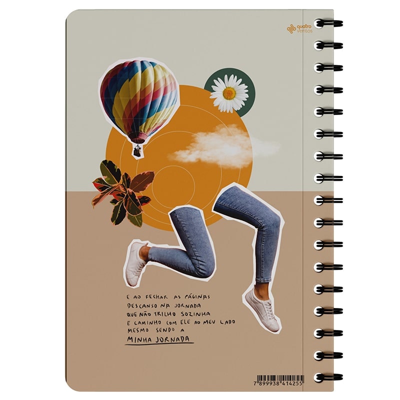 Planner Minha Jornada Colagem