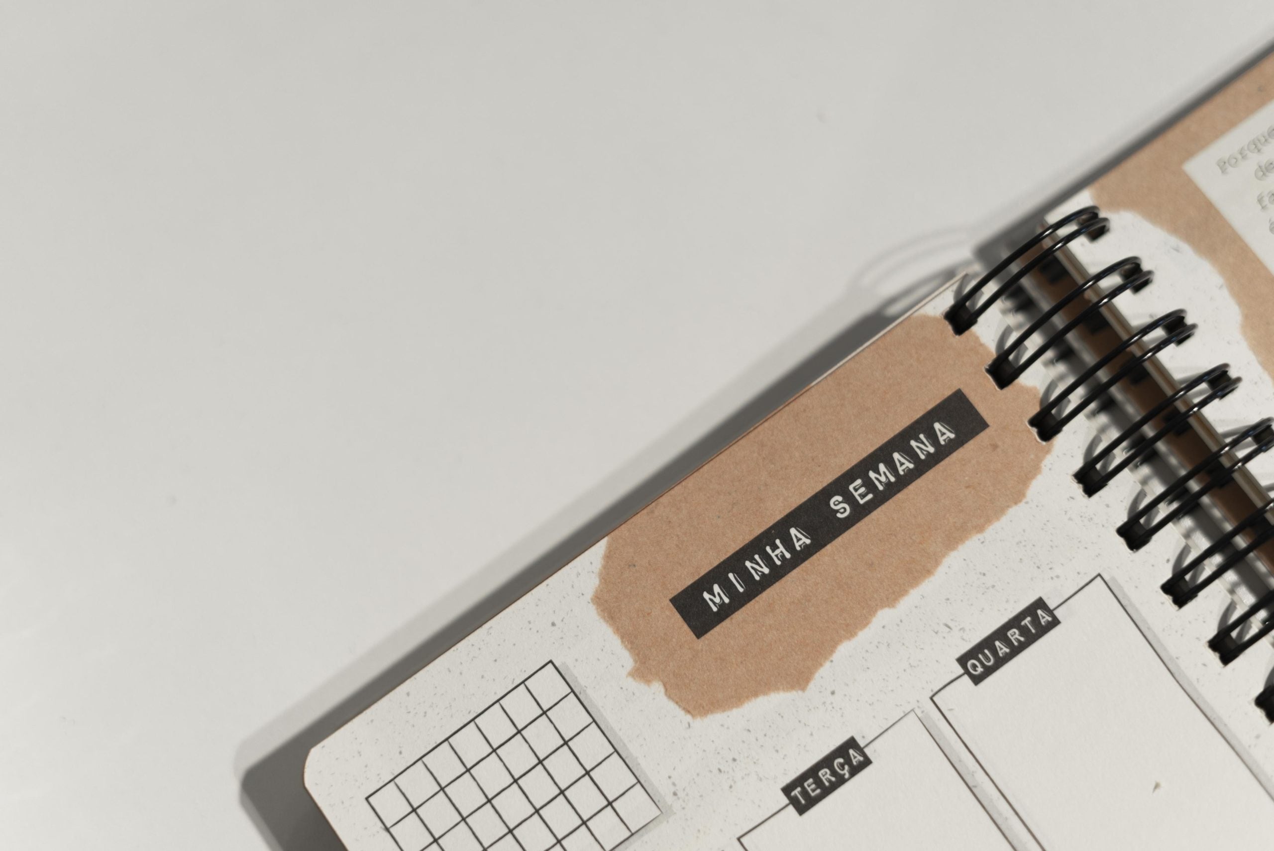 Planner Minha Jornada Colagem