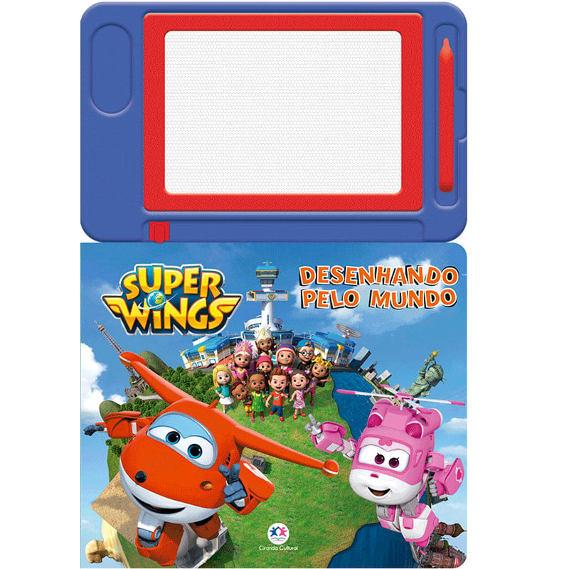 Lousa Mágica Super Wings Desenhando pelo Mundo