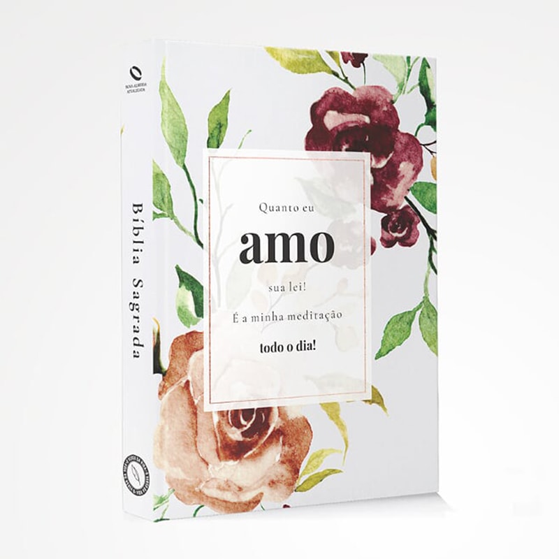 Bíblia Sagrada Amo a Sua Lei | NAA | Letra Normal | Capa Dura