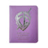Harpa Avivada e Corinhos Médio Letra Gigante Escudo Fé Lilás Capa, capa lilás com escudo prateado. — Plenitude