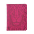 Harpa Avivada e Corinhos, letra gigante, capa pink com desenho de rosto de leão. — Plenitude