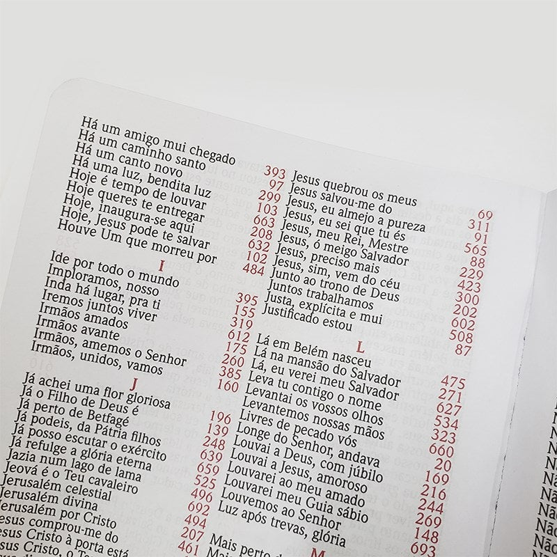 Harpa Avivada e Corinhos Médio | Letra Gigante | Leão Lilás Capa Luxo