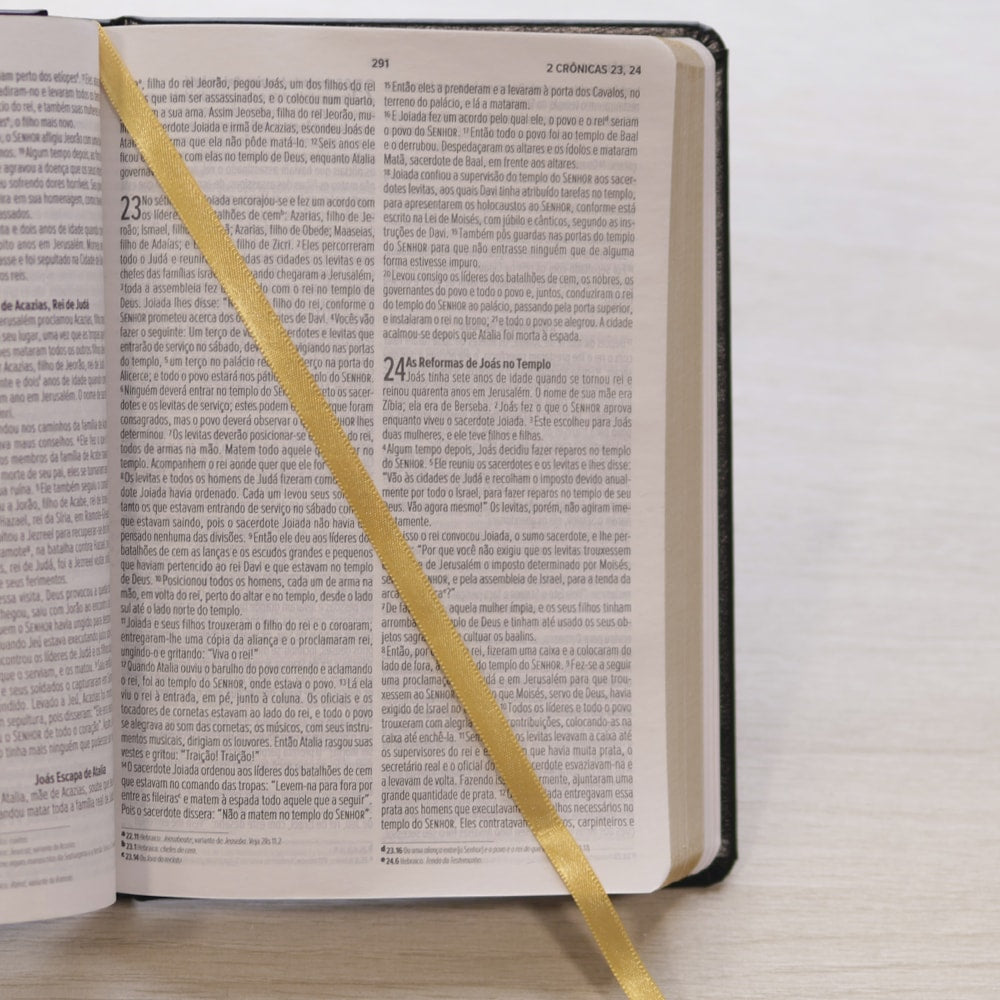 Bíblia Dunamis Clássica Preta | NVI | Letra Normal | Capa Luxo