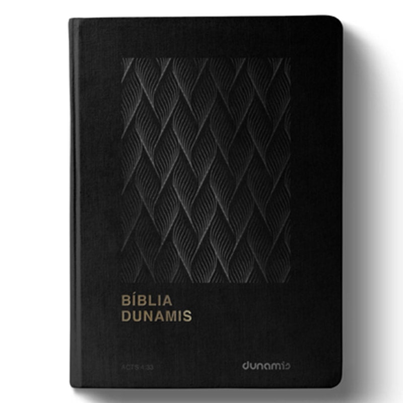 Bíblia Dunamis Clássica Preta | NVI | Letra Normal | Capa Luxo