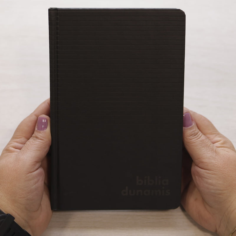 Bíblia Dunamis All black | NVI | Letra Normal | Capa Dura Preta