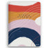 Bíblia Dunamis Artística NAA, capa soft touch com design abstrato em tons de vermelho, laranja, rosa e azul, letra normal — Plenitude