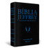 Bíblia Jeffrey de Estudos Proféticos King James | BKJ 1611 | Letra Normal | Capa Luxo Preta e Azul