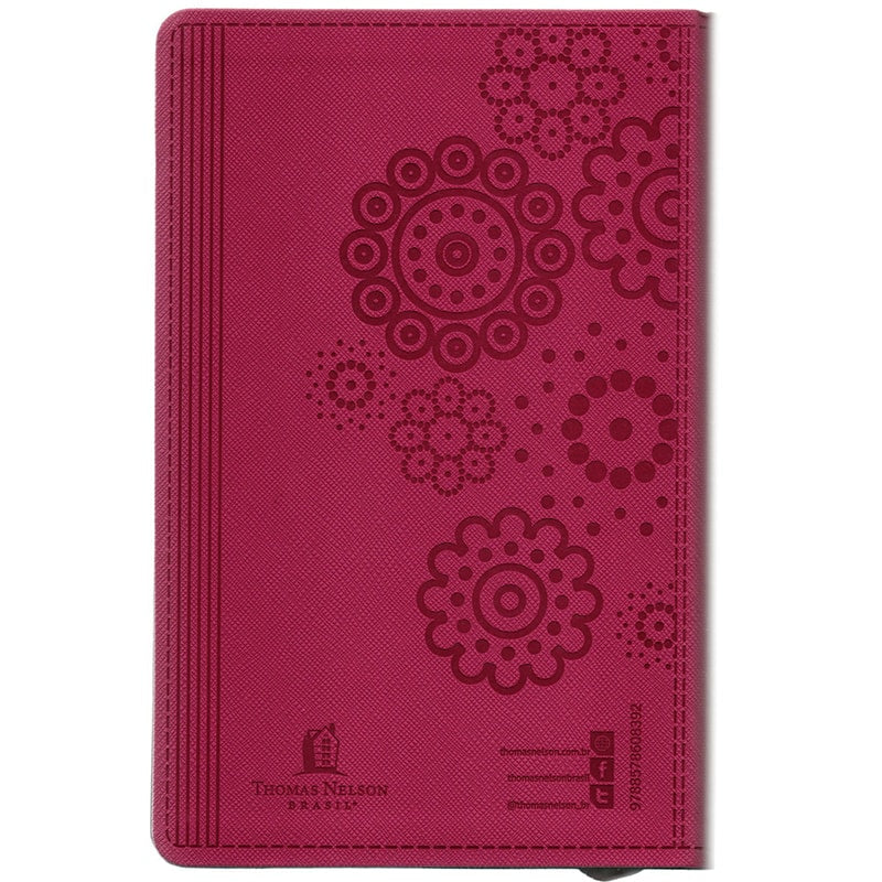 Bíblia Da Mulher de Fé | NVI | Letra Normal | Capa Luxo Rosa
