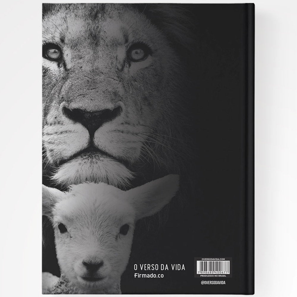 Bíblia Purificador Leão e Ovelha | NAA | Letra Normal | Capa Dura