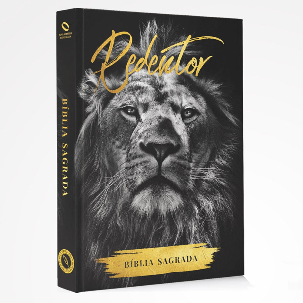 Bíblia Redentor Leão | NAA | Letra Normal | Capa Dura