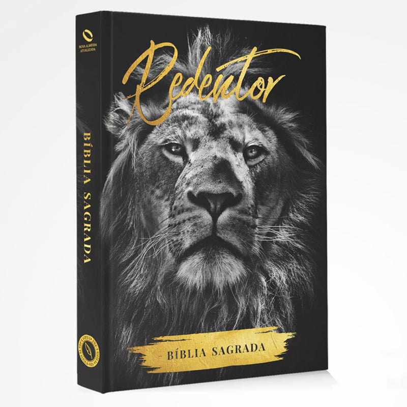 Bíblia Redentor Leão | NAA | Letra Normal | Capa Dura