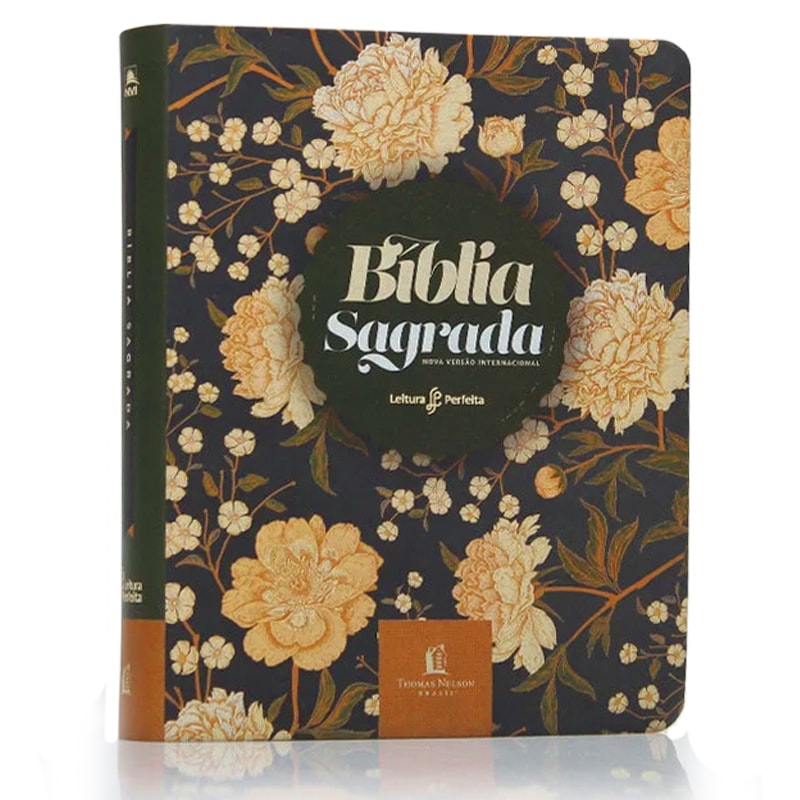 Sua Bíblia | NVI | Letra Normal | Espaço Anotações | Capa Soft Flores