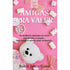Livro Amigas Pra Valer, Série Cris Vol. 7, Nova Edição, capa rosa com ursinho de pelúcia e marshmallows. — Plenitude