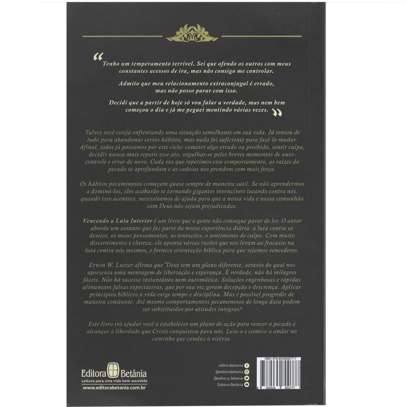 Vencendo a Luta Interior | Erwin W. Lutzer