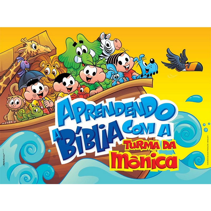 Jogo de Tabuleiro Aprendendo a Bíblia com a Turma da Mônica