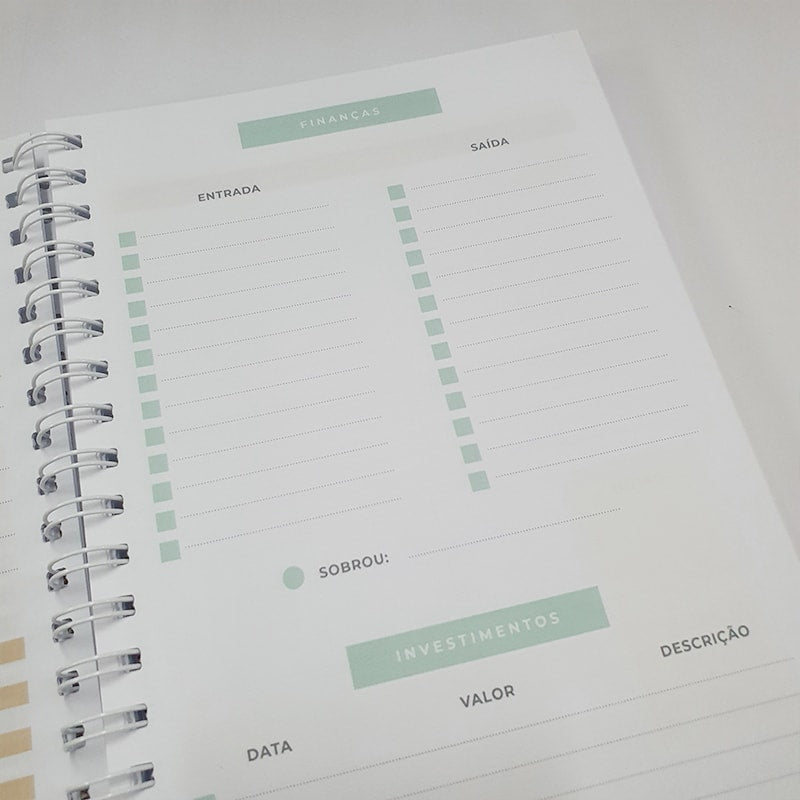 Planner da Vida Diária Joyce Meyer | Capa Dura Listrada Azul