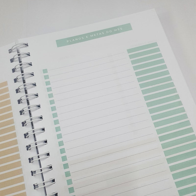 Planner da Vida Diária Joyce Meyer | Capa Dura Listrada Azul